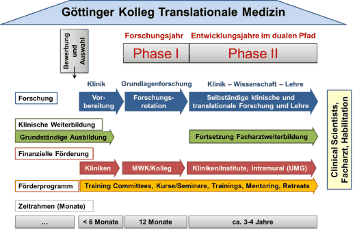 Elemente des Göttinger Kollegs für Translationale Medizin